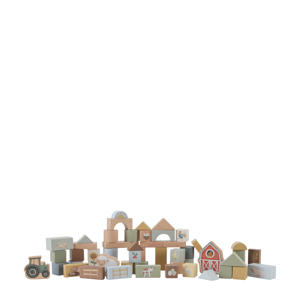 houten bouwblokken little farm