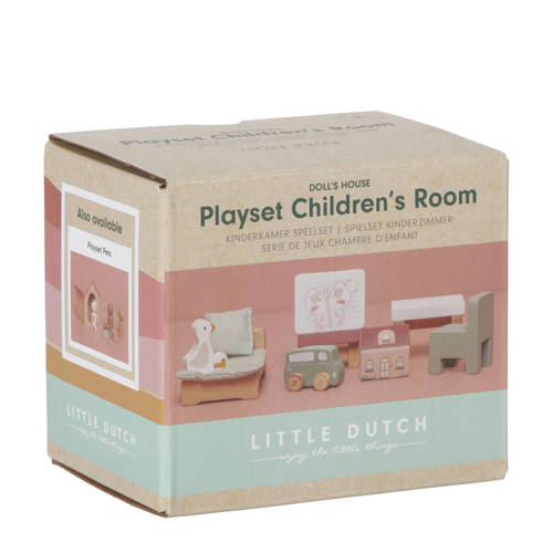 Little Dutch houten aanvulset poppenhuis kinderkamer