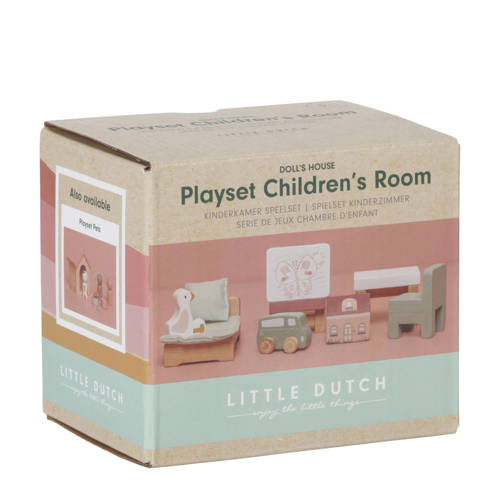 Little Dutch houten Aanvulset poppenhuis kinderkamer FSC