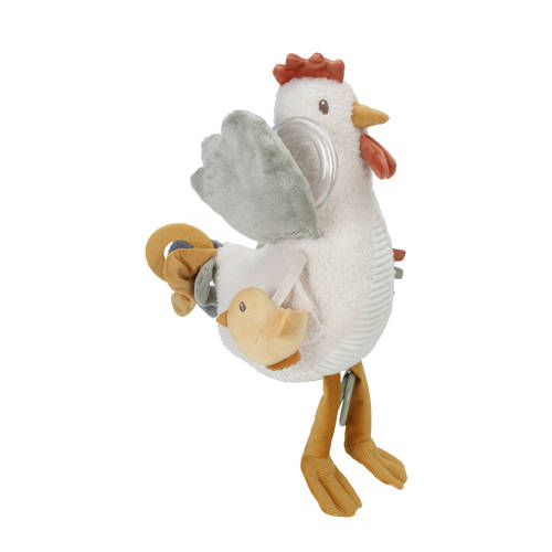 Little Dutch activiteitenknuffel kip 25cm little farm knuffel 25 cm Multi