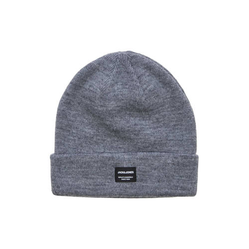 jack & jones JUNIOR muts + handschoenen JACBEANIE grijs melange Muts sjaal Jongens Acryl S M