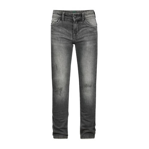 Retour Jeans tapered fit jeans Otello light grey Grijs Jongens Stretchdenim