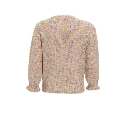 Me & My Monkey gebreide trui Prina lichtroze Meisjes Polyester Ronde hals 104