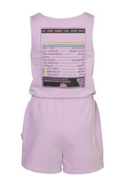 thumbnail: Blue Rebel jumpsuit Isadora met printopdruk paars