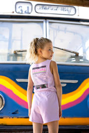 thumbnail: Blue Rebel jumpsuit Isadora met printopdruk paars