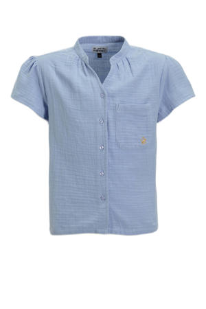 blouse Pooja lichtblauw