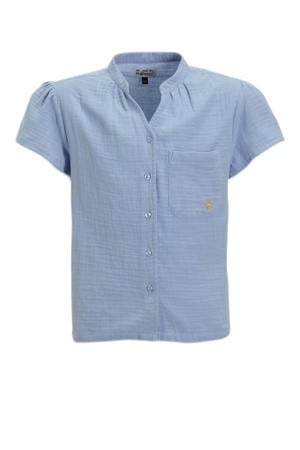 blouse Pooja lichtblauw