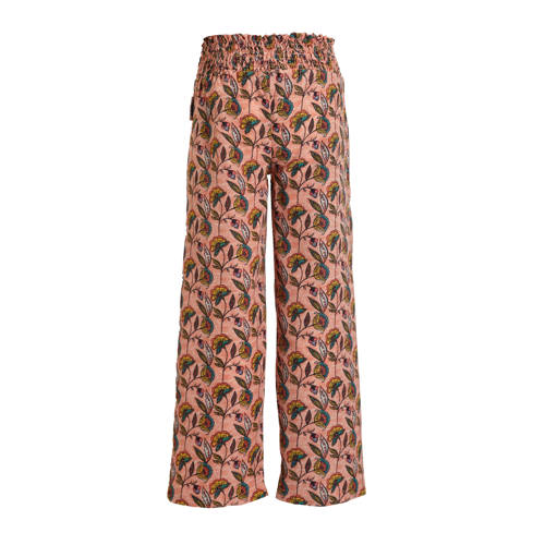 Me & My Monkey culotte Poppy met all over print lichtroze Broek Meisjes Polyester 104