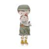 Little Dutch knuffelpop boer jim met kip knuffel 35 cm