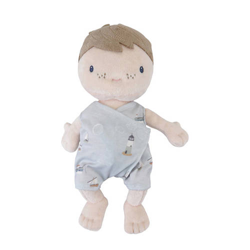 Little Dutch babypop jim knuffel 30 cm Blauw | Knuffel van