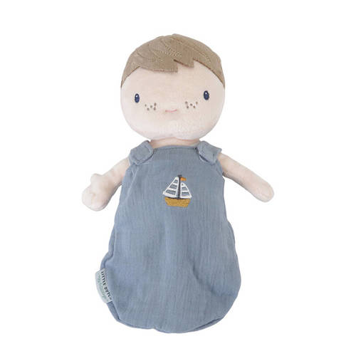 Little Dutch babypop jim knuffel 30 cm Blauw | Knuffel van