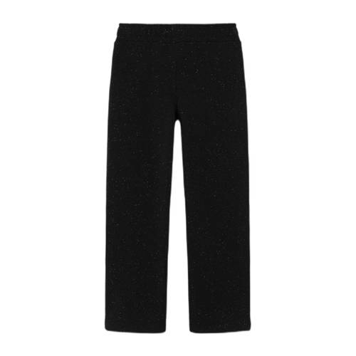name it KIDS broek NKFRYLULLE met glitters zwart Meisjes Polyester Effen 146