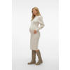 VERO MODA MATERNITY gebreide zwangerschapsjurk VMMVILLA ecru