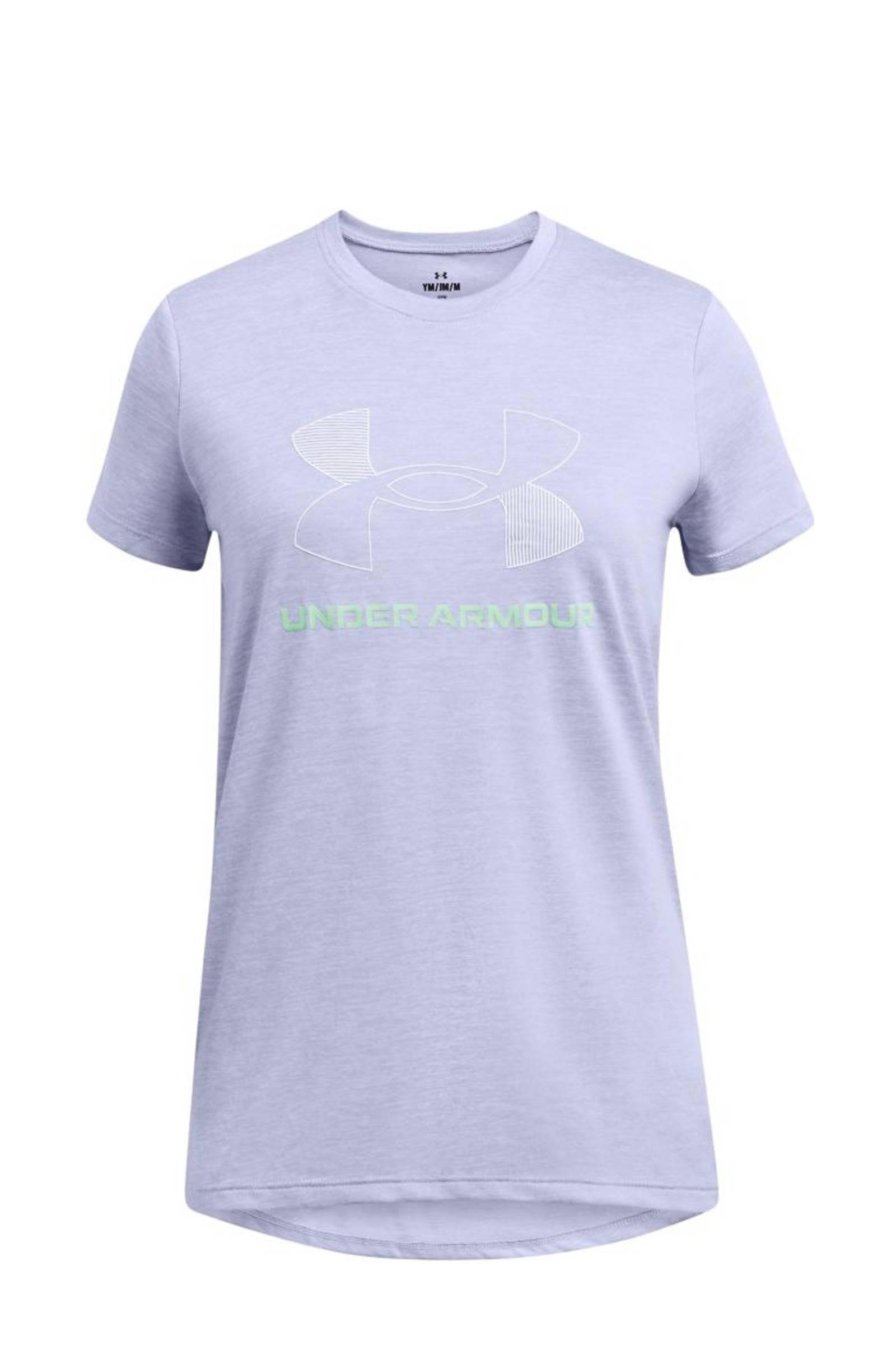 sportshirt Tech lila wit