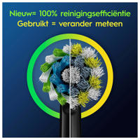 thumbnail: Oral-B Pro  Cross Action opzetborstels - zwart - 10 stuks