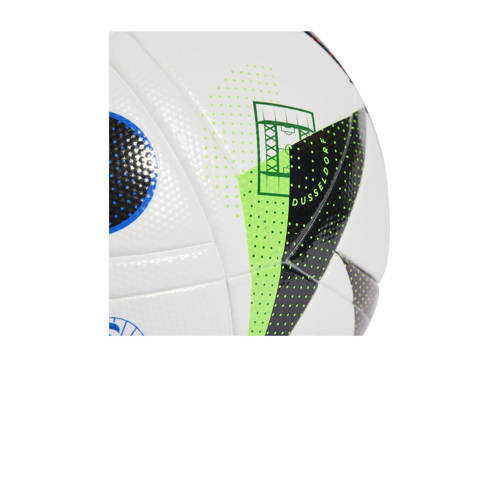 Adidas Euro 2024 League Football White Black Glow Blue- White Black Glow Blue