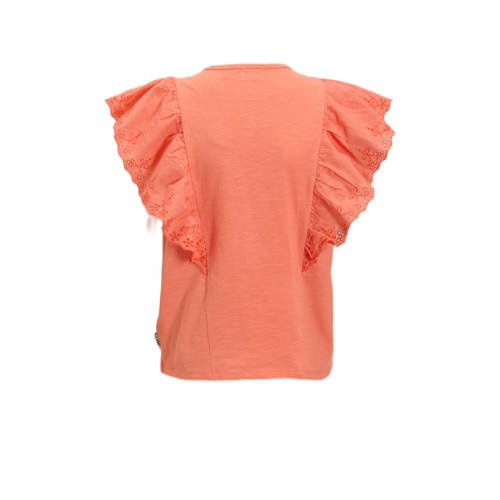 Me & My Monkey T-shirt Priyanka koraal Oranje Meisjes Katoen Ronde hals 110 116