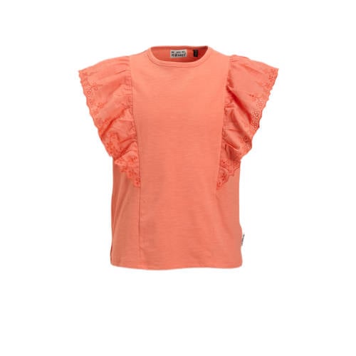 Me & My Monkey T-shirt Priyanka koraal Oranje Meisjes Katoen Ronde hals