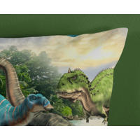 thumbnail: Pure polyester dekbedovertrek dino 1 persoons  (140x220 cm)