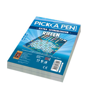 pick a pen riffen scoreblokken uitbreidingsspel