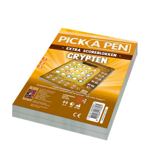 pick a pen crypten scoreblokken uitbreidingsspel