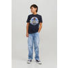 JACK & JONES JUNIOR loose fit jeans JJICHRIS JJORIGINAL blue denim