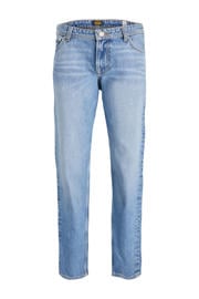 thumbnail: Light blue denim jongens JACK & JONES JUNIOR loose fit jeans blue van denim met relaxed, high waist en effen