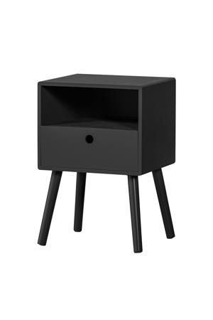 WOOOD Ozzy Nachtkastje Hout Zwart 53x36x30 Ozzy