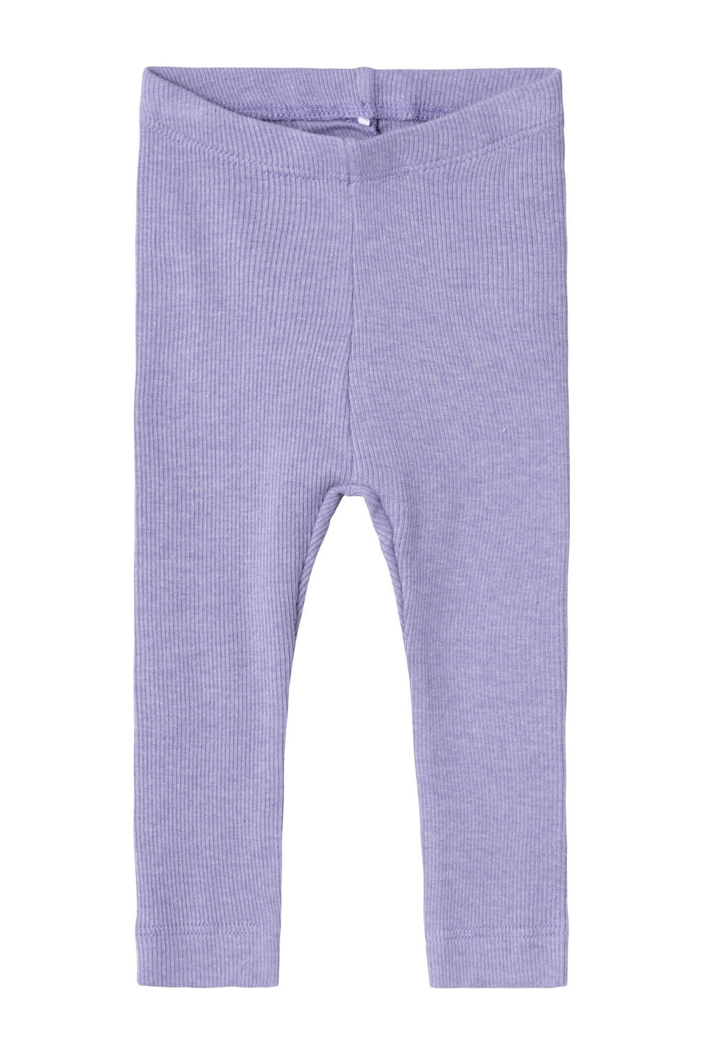 Paarse jongens en meisjes NAME IT BABY broek van katoen met skinny fit, regular waist, elastische inzet en effen