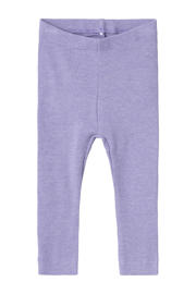 thumbnail: Paarse jongens en meisjes NAME IT BABY broek van katoen met skinny fit, regular waist, elastische inzet en effen