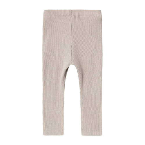 name it BABY broek NBNKAB taupe Legging Bruin Jongens Meisjes Katoen Effen 50