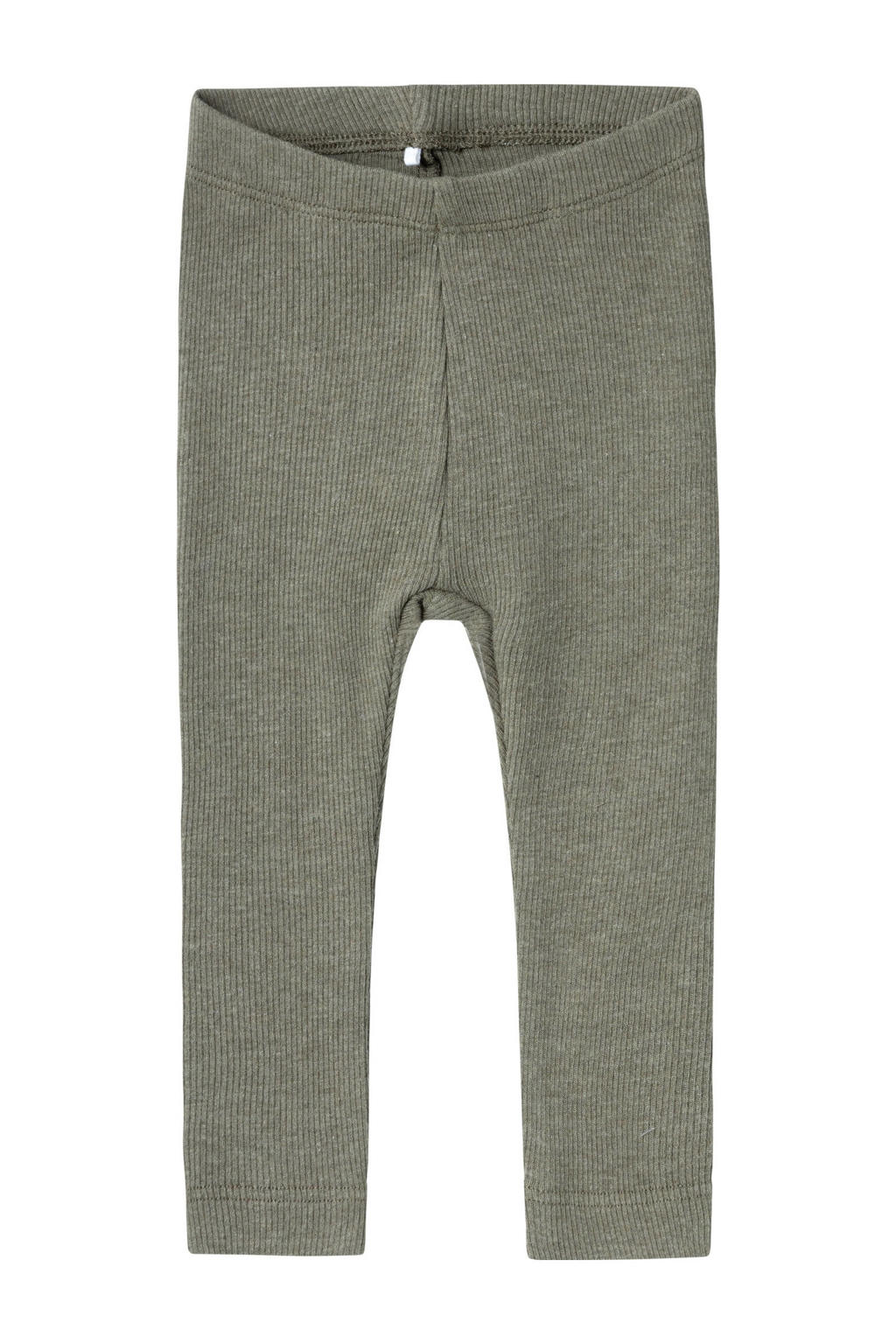 Groene jongens en meisjes NAME IT BABY broek van katoen met skinny fit, regular waist, elastische inzet en effen