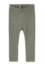 thumbnail: Groene jongens en meisjes NAME IT BABY broek van katoen met skinny fit, regular waist, elastische inzet en effen