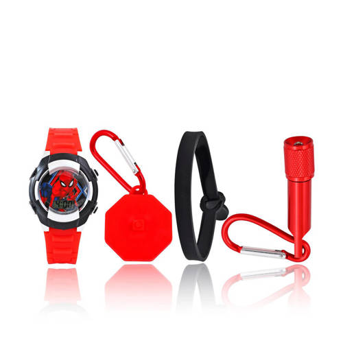 Accutime LCD Watch Gift Set Spider-Man Elektronisch speelgoed