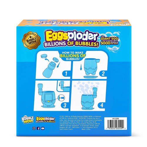 Zuru Bubble Wow Eggsploder Bellenblaasmachine Buitenspeelgoed