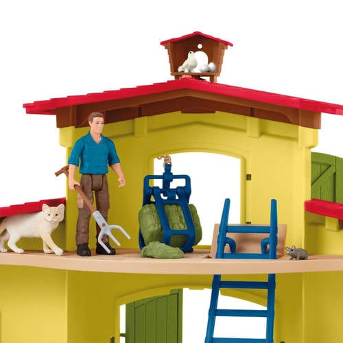 Schleich Farm World Grote stal Dieren speelset | Dieren speelset van
