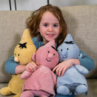 thumbnail: Studio 100 Bumba zachte gele corduroy pluche knuffel 35 cm