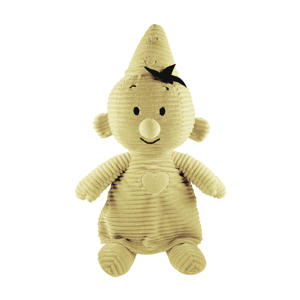 zachte gele corduroy pluche knuffel 35 cm