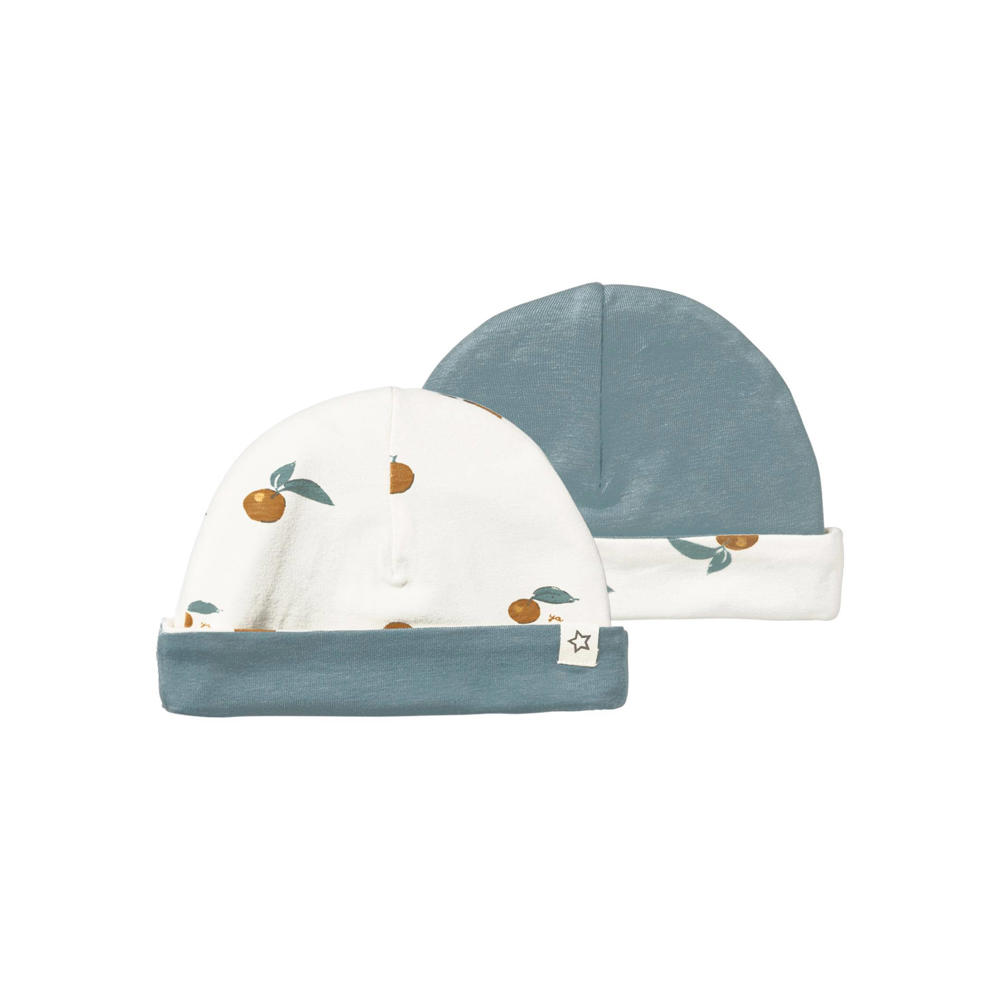 Your Wishes reversible muts Aspen wit/camel/blauw