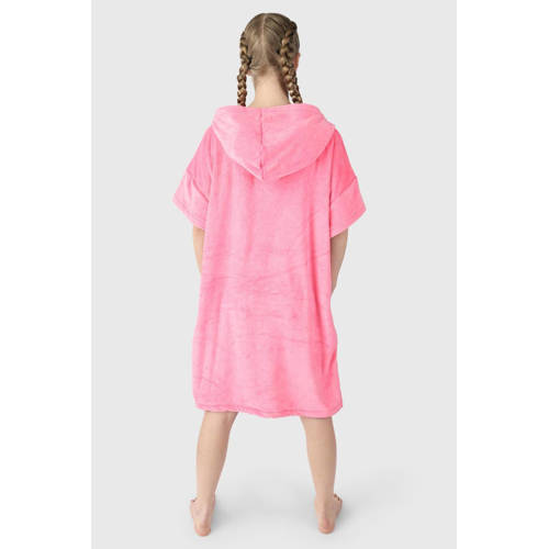 brunotti kinder surf poncho Panchia roze Strandponcho Effen