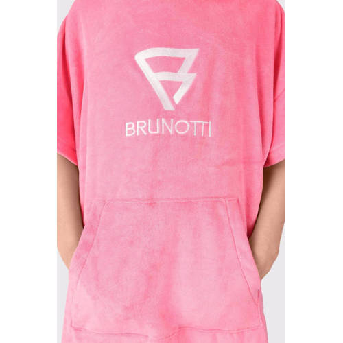 Brunotti kinder surf poncho Panchia roze Strandponcho Effen