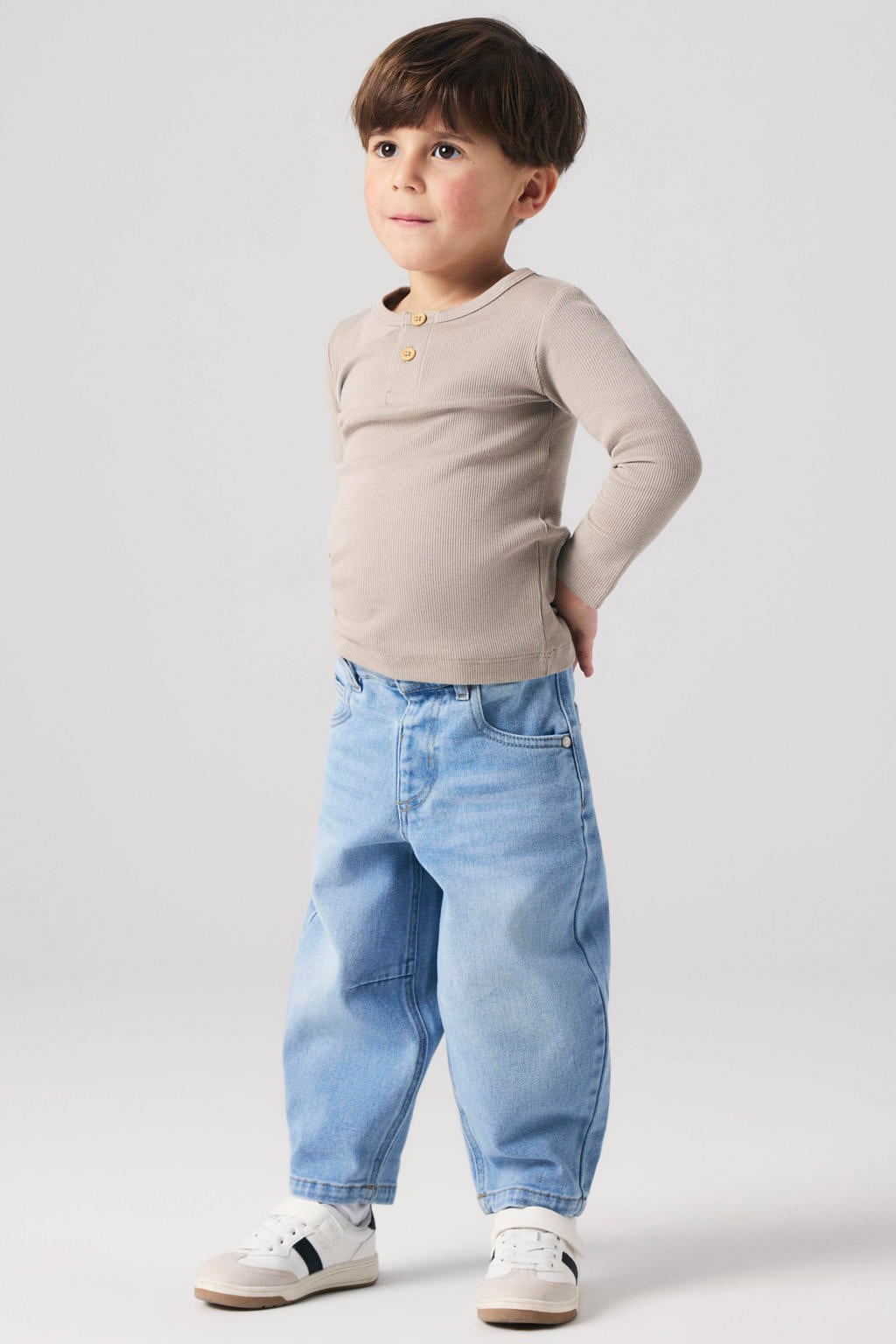 NAME IT MINI longsleeve NMMKAB beige