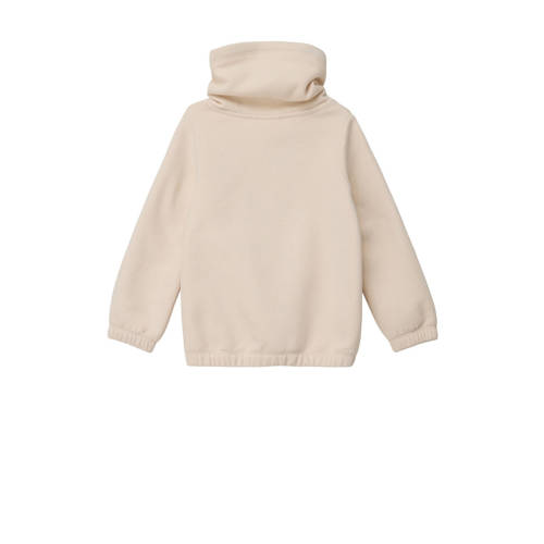 S.Oliver hoodie met printopdruk ecru Sweater Printopdruk 104 110