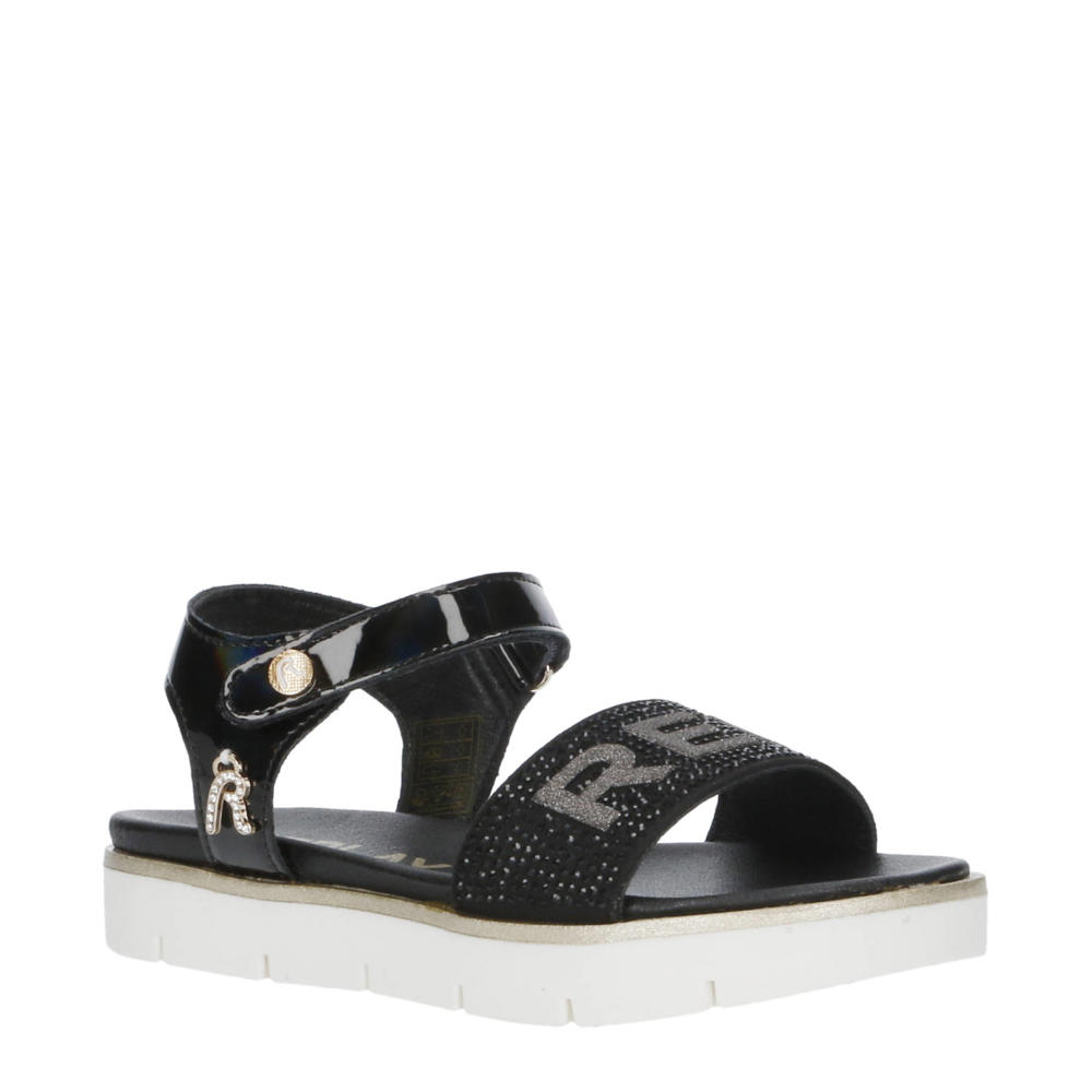 Zwarte meisjes REPLAY sandalen van imitatieleer/voering: imitatieleer met klittenband