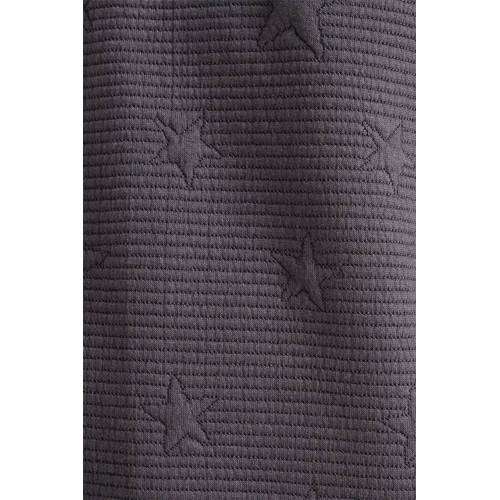 Shoeby sweater met sterren en textuur donkergrijs Sterren 146 152