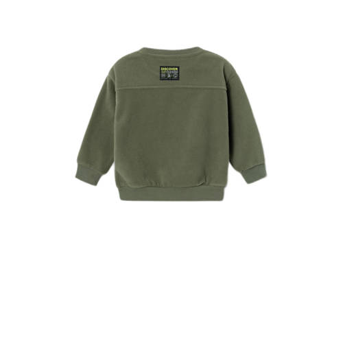 Name it MINI sweater NMMNABANNO armygroen 86 | Sweater van