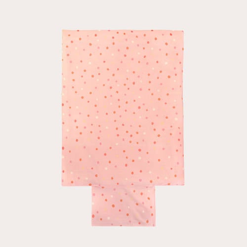 NOUS Kids katoenen dekbedovertrek baby (100x135 cm) Roze Stip