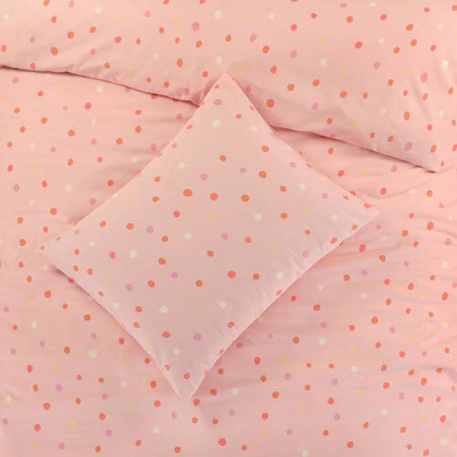 NOUS Kids katoenen dekbedovertrek 1 persoons (140x200 cm) Roze Stip