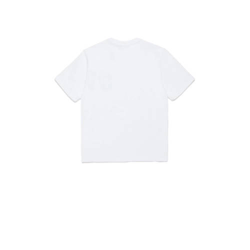 Dsquared T-shirt met printopdruk wit Jongens Stretchkatoen Ronde hals Printopdruk 104