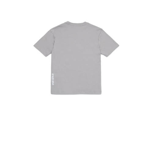 Dsquared T-shirt met printopdruk grijs Jongens Katoen Ronde hals Printopdruk 104